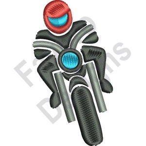 Motorcycle Rider - Machine Embroidery Design