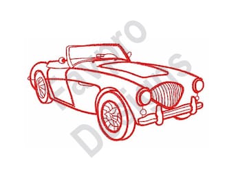 Car Outline - Machine Embroidery Design