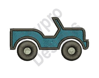 Jeep - Maschine Stickerei-Design