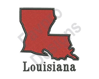 Louisiana - Machine Embroidery Design