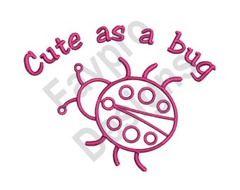 Cute Bug - Machine Embroidery Design