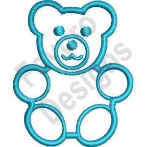 Teddy Bear - Machine Embroidery Design