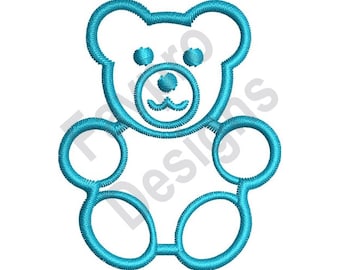 Teddy Bear - Machine Embroidery Design