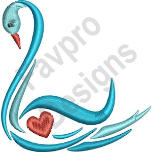 Swan - Machine Embroidery Design