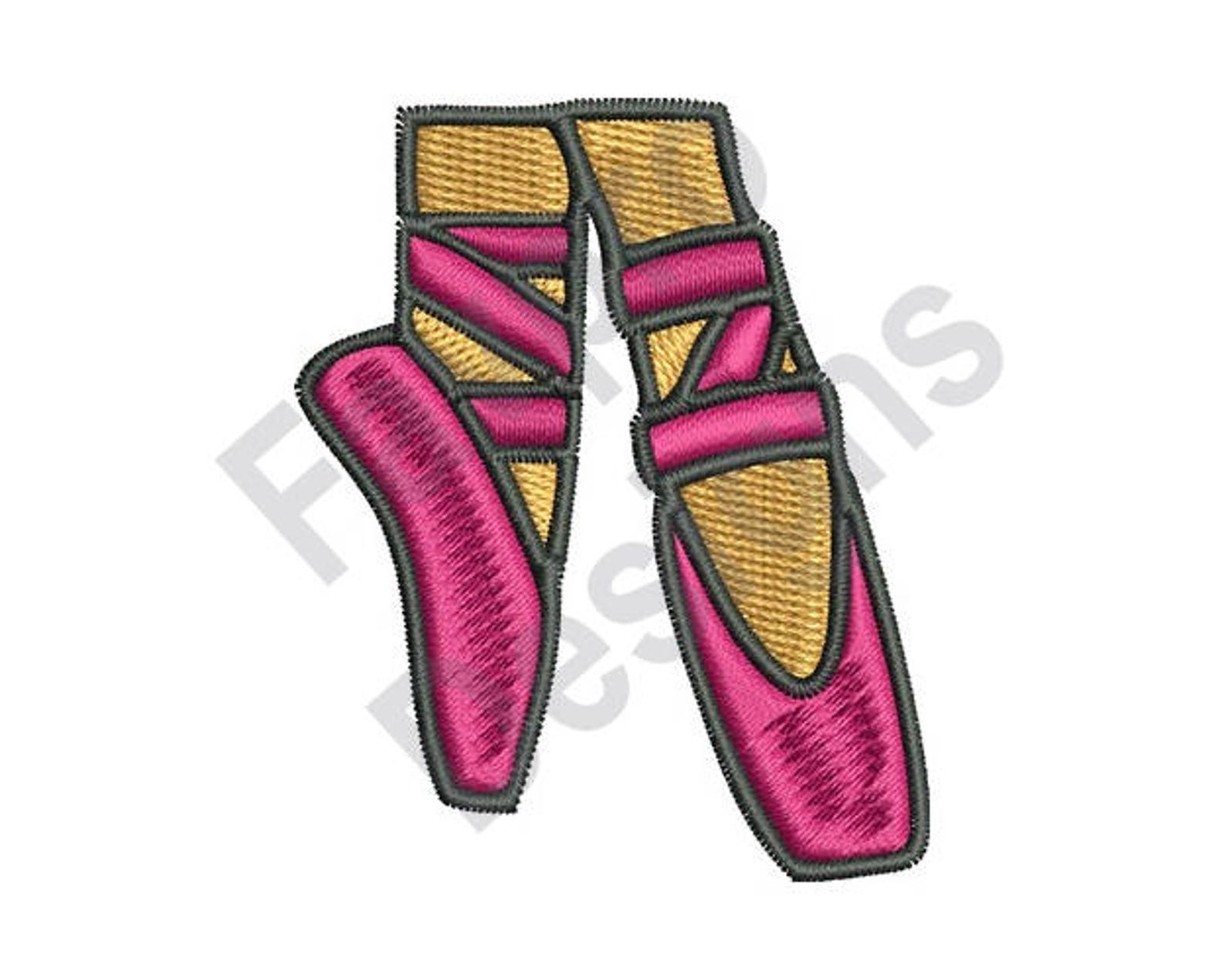 ballet shoes - machine embroidery design ballet shoes - machine embroidery design