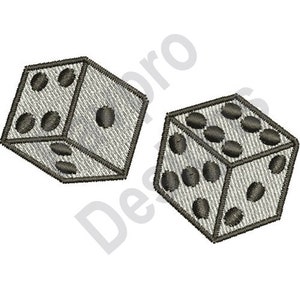 Dice - Machine Embroidery Design