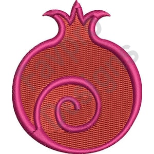 Pomegranate Fruit - Machine Embroidery Design
