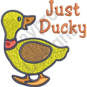 Just Ducky - Machine Embroidery Design