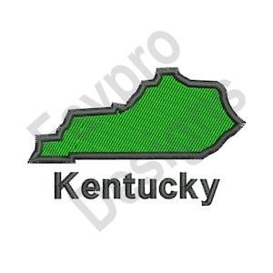 Kentucky - Machine Embroidery Design