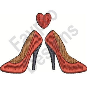 Love Shoes - Machine Embroidery Design