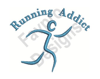 Running Addict - Machine Embroidery Design