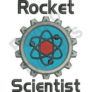 Rocket Scientist - Machine Embroidery Design