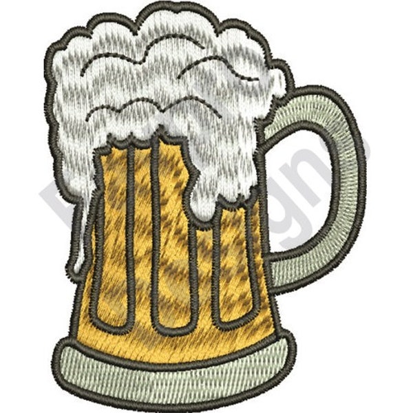 Beer Stein - Machine Embroidery Design