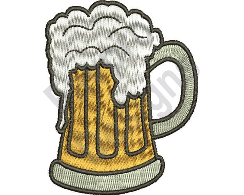 Beer Stein Machine Embroidery Design Etsy Australia