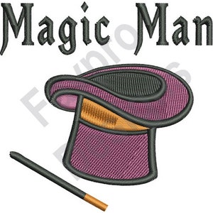 Magiska mannen - Maskinbroderidesign