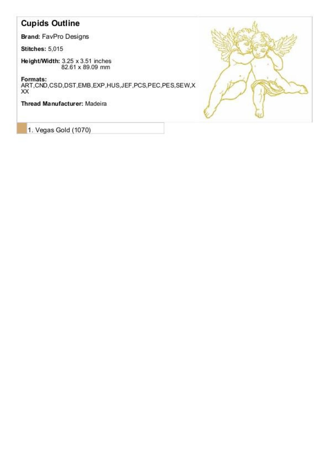Cupids Outline Machine Embroidery Design - Etsy