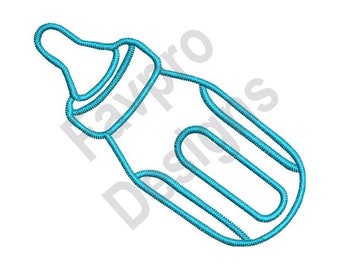 Baby Bottle Outline - Machine Embroidery Design