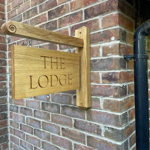 Oak Hanging Sign