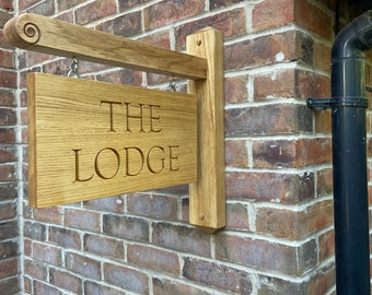 Oak Hanging Sign