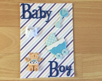 New Baby Card, new baby, new baby boy card, baby boy card, baby boy, cute baby card