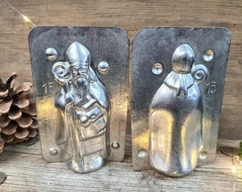 Rare Santa Chocolate Mold ~ Bishop Shape 11,5 cm I 4.53&quot; ~ Vintage Christmas Decor ~ Rare Collectible ~ Merry Christmas ~ hy6304n15