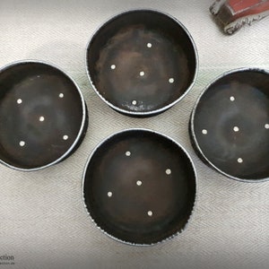 Antiguos moldes para bizcochos tostados Ø 8,5 cm moldes para hornear almacenamiento cocina de casa de campo vintage decoración de cocina en mal estado granja hy6114 imagen 4