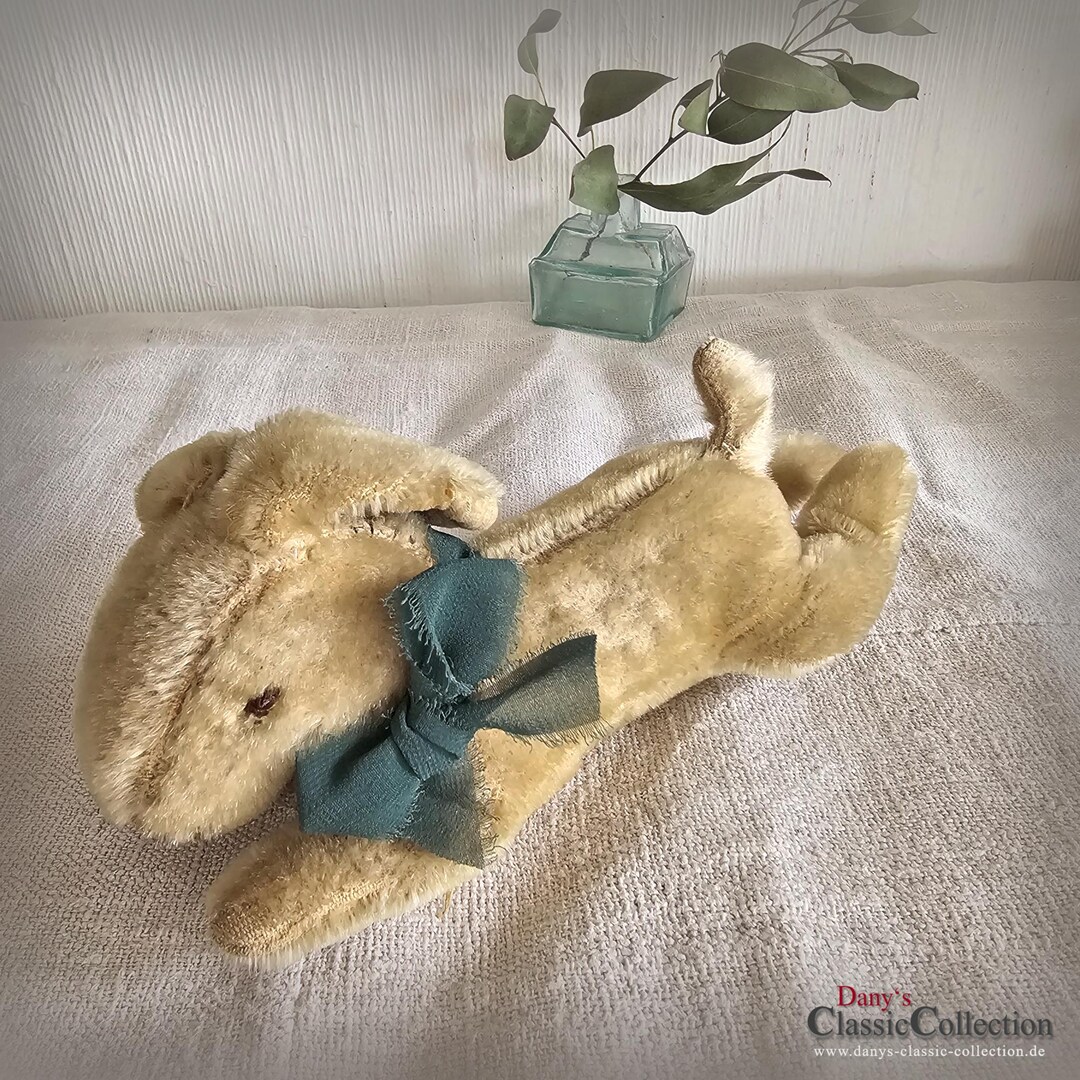 Conejo de peluche viejo de ensueño juguete antiguo conejo con