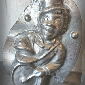 HERIS 1930s musician chocolate mold 6.10 German collectible Brocante home decor New Orleans Drummer Vintage home decor hx4411m image 7