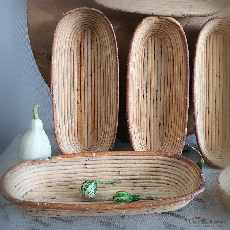 Rattan Cane Fermenting Baskets 14.37 Bread Basket Etsy
