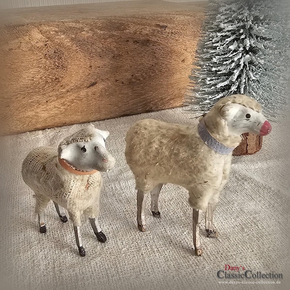 羊 アンティーク 3匹 アンティーク ビンテージ ひつじ 羊 sheep オブジェ