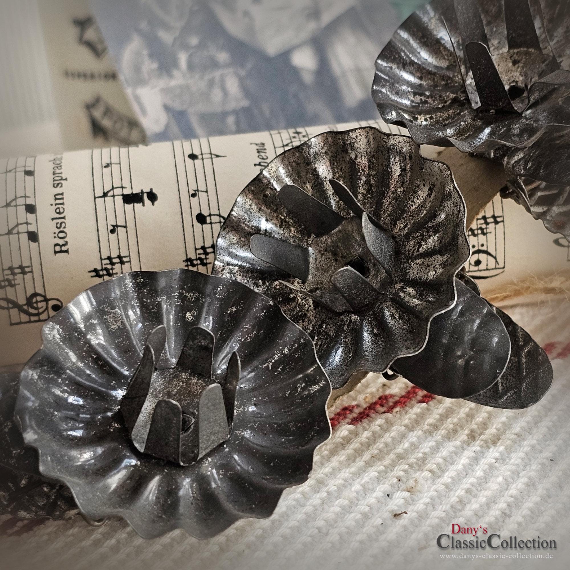 Lot De 10 Pinces à Bougies En Métal Léger Pour Sapin De Noël