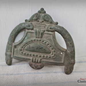 Art Nouveau metal decorative element ~ Rustic decoration ~ Victorian Brocante ~ Garden decoration ~ Patina ~ hw3822