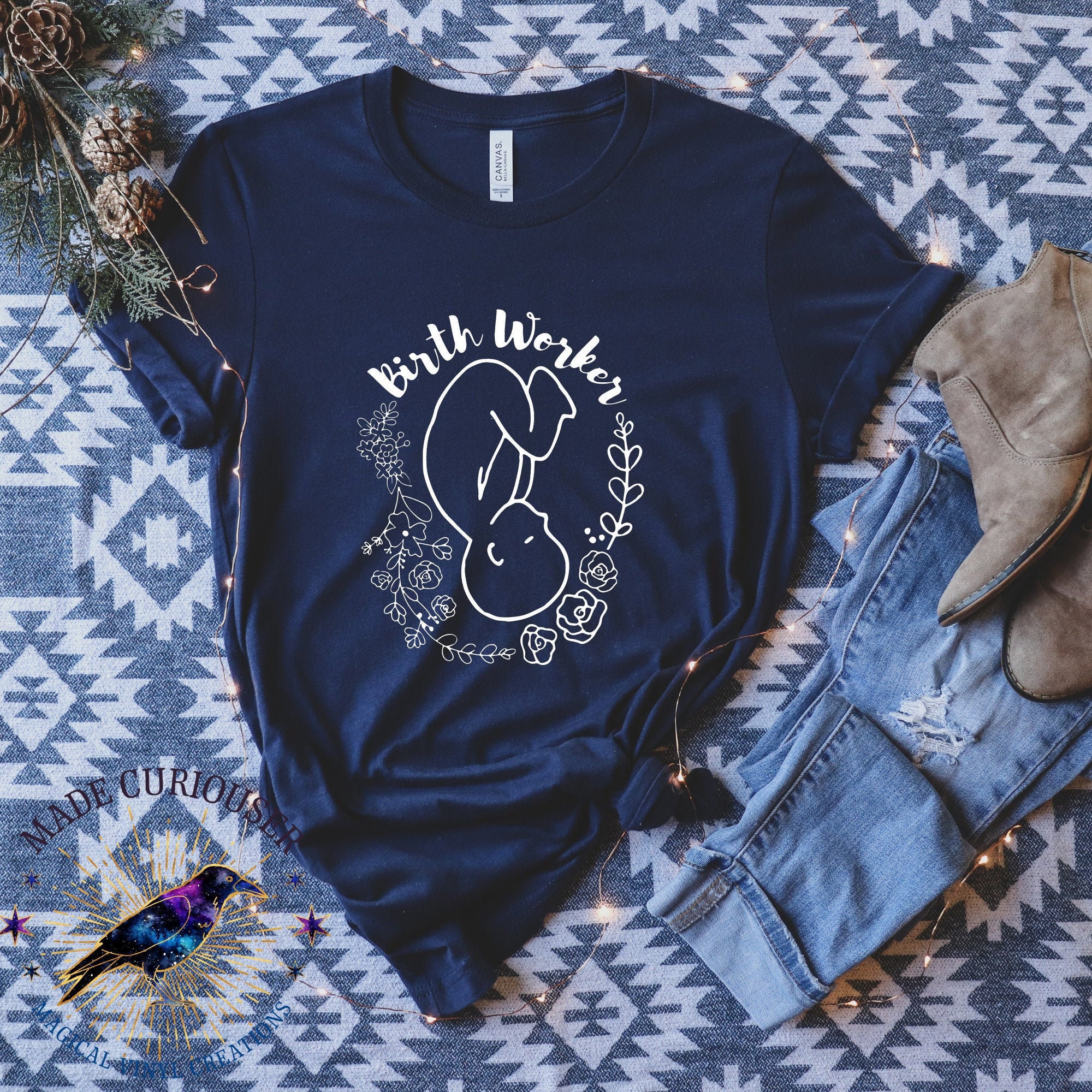 Birth Worker T-Shirt. NEW COLORS Great for Midwives Doulas | Etsy