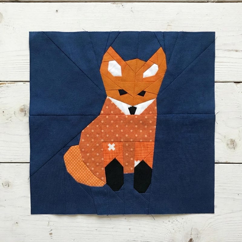 Fox Quilt Pattern - Etsy