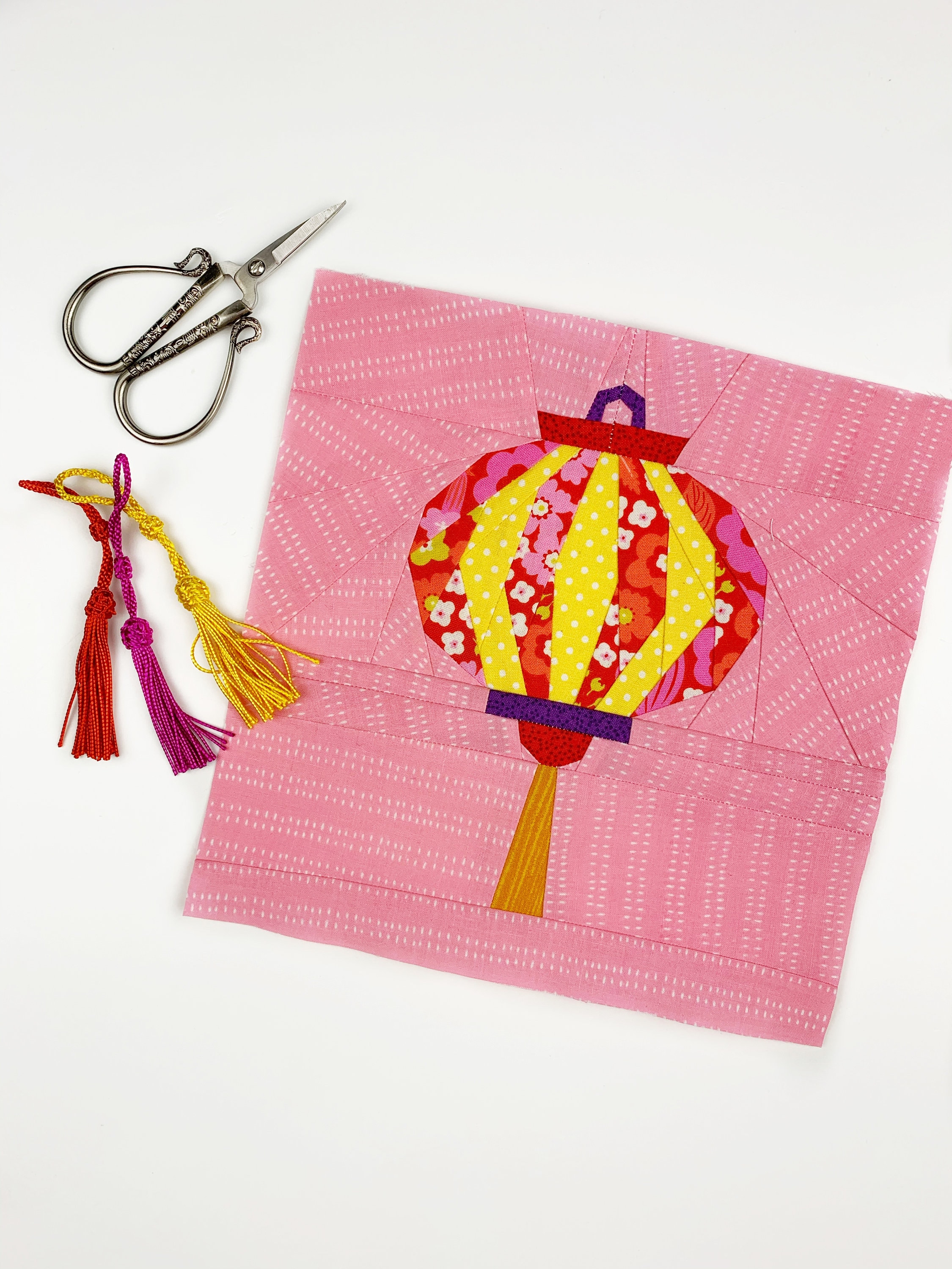 Chinese Lantern Paper Piecing Pattern PDF instant download Etsy