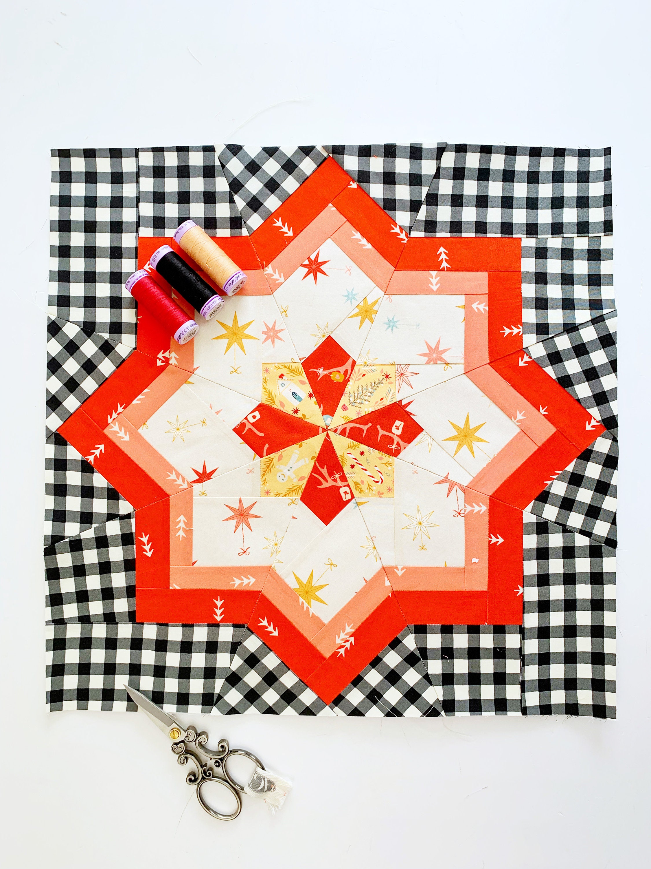 Star Quilt Block Pattern, PDF Instant Download, Foundation Paper Pieced ...