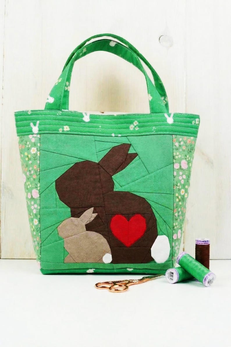 Bunny 5 Sizes Quilt Block Pattern: Foundation Paper Pieced, PDF Pattern ...