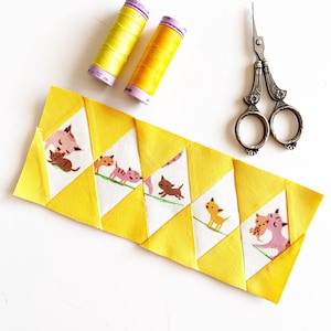 The ultimate diamond border quilt block pattern set of 12 different sizes for amazing quilt block borders, great beginner friendly quilt block pattern for stunning quilt borders.