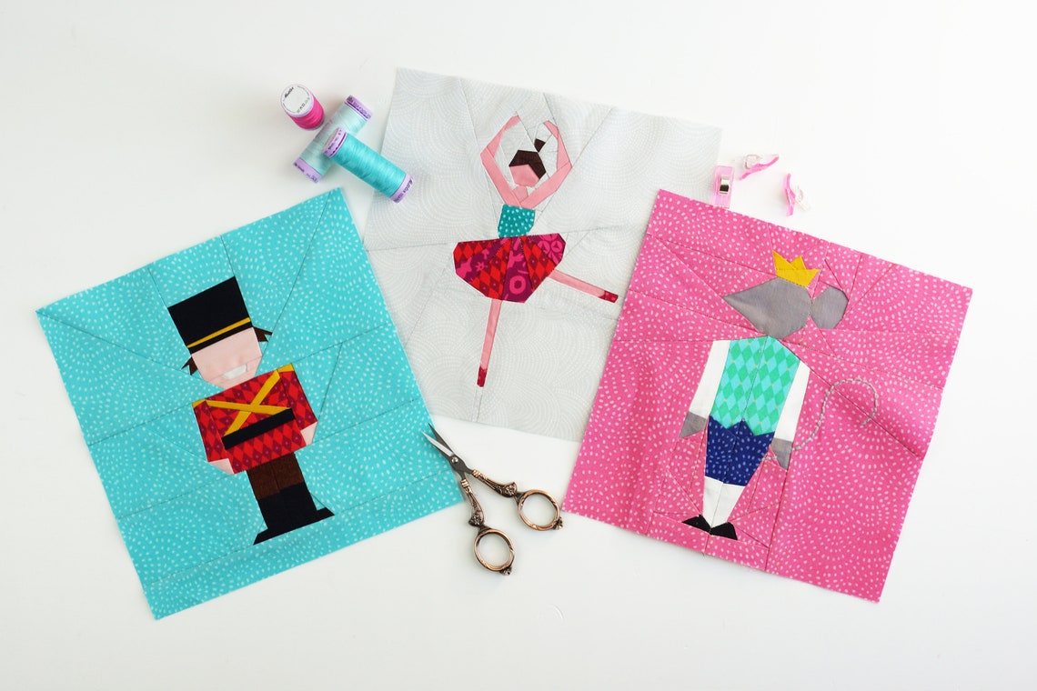 Nutcracker Quilt Block Pattern Nutcracker Pattern PDF Etsy