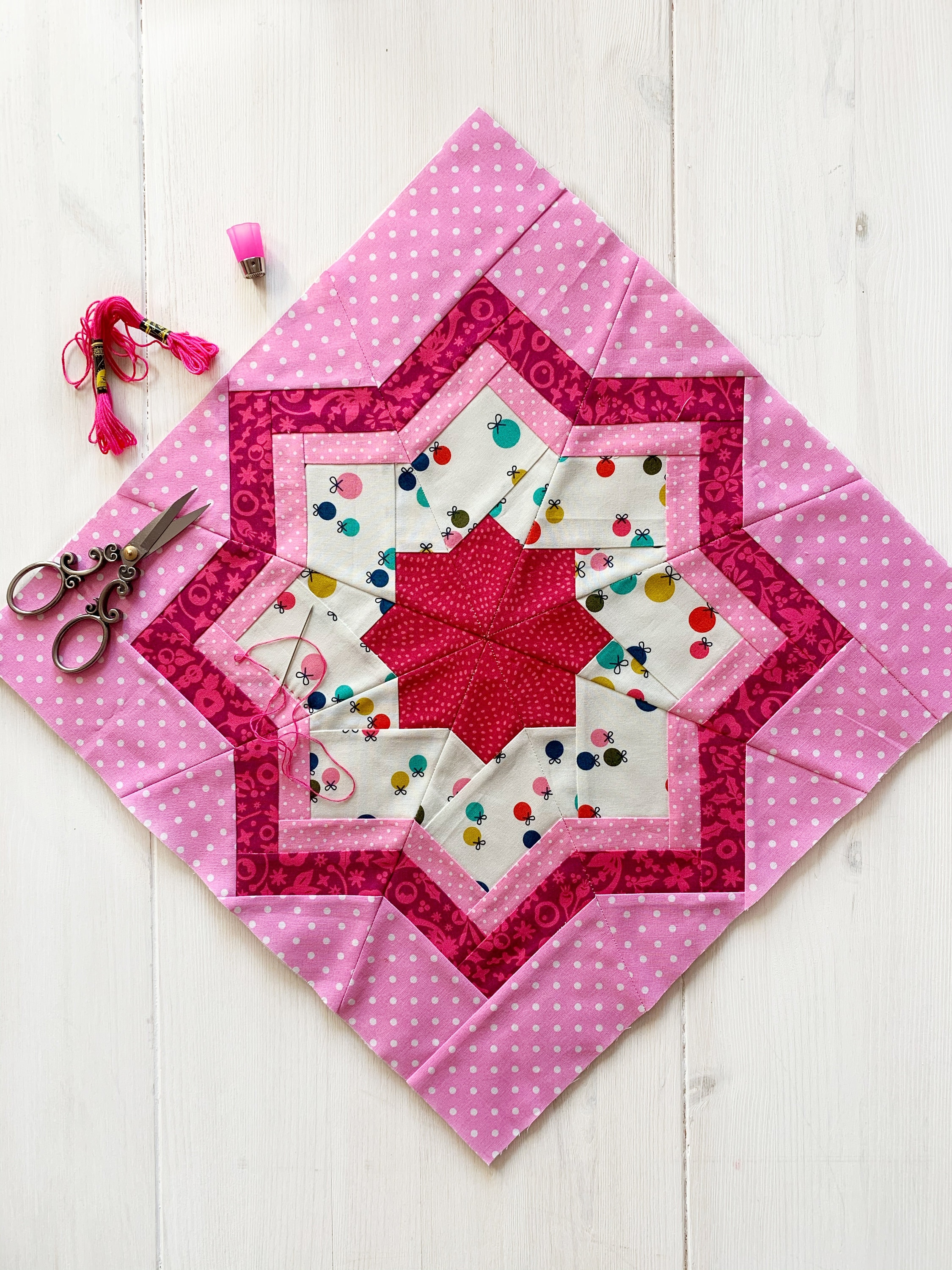 Star Quilt Block Pattern PDF Instant Download Christmas - Etsy
