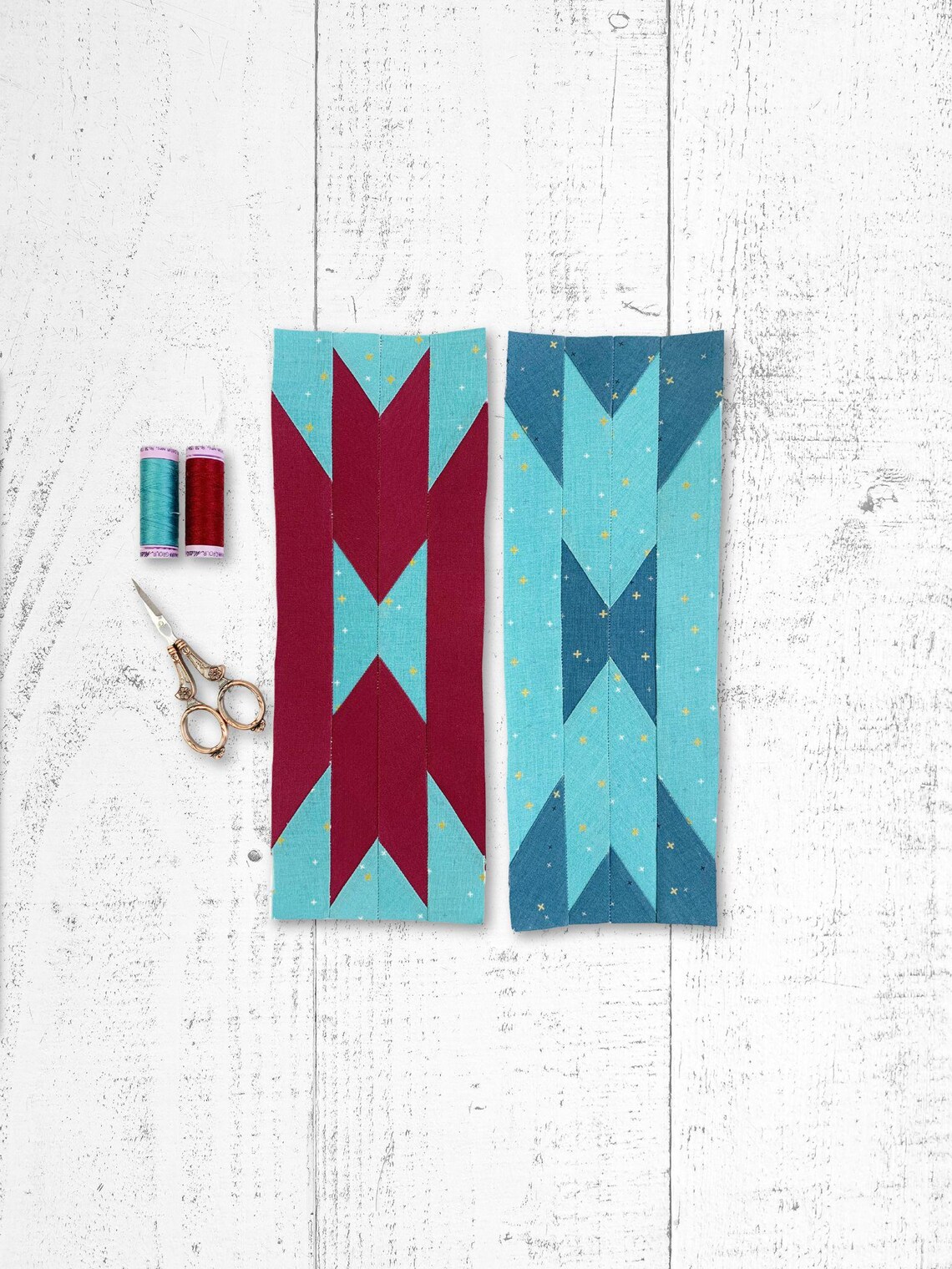 Southwest Quilt Border Block Pattern: Aztec Design, 3 Sizes (PDF ...