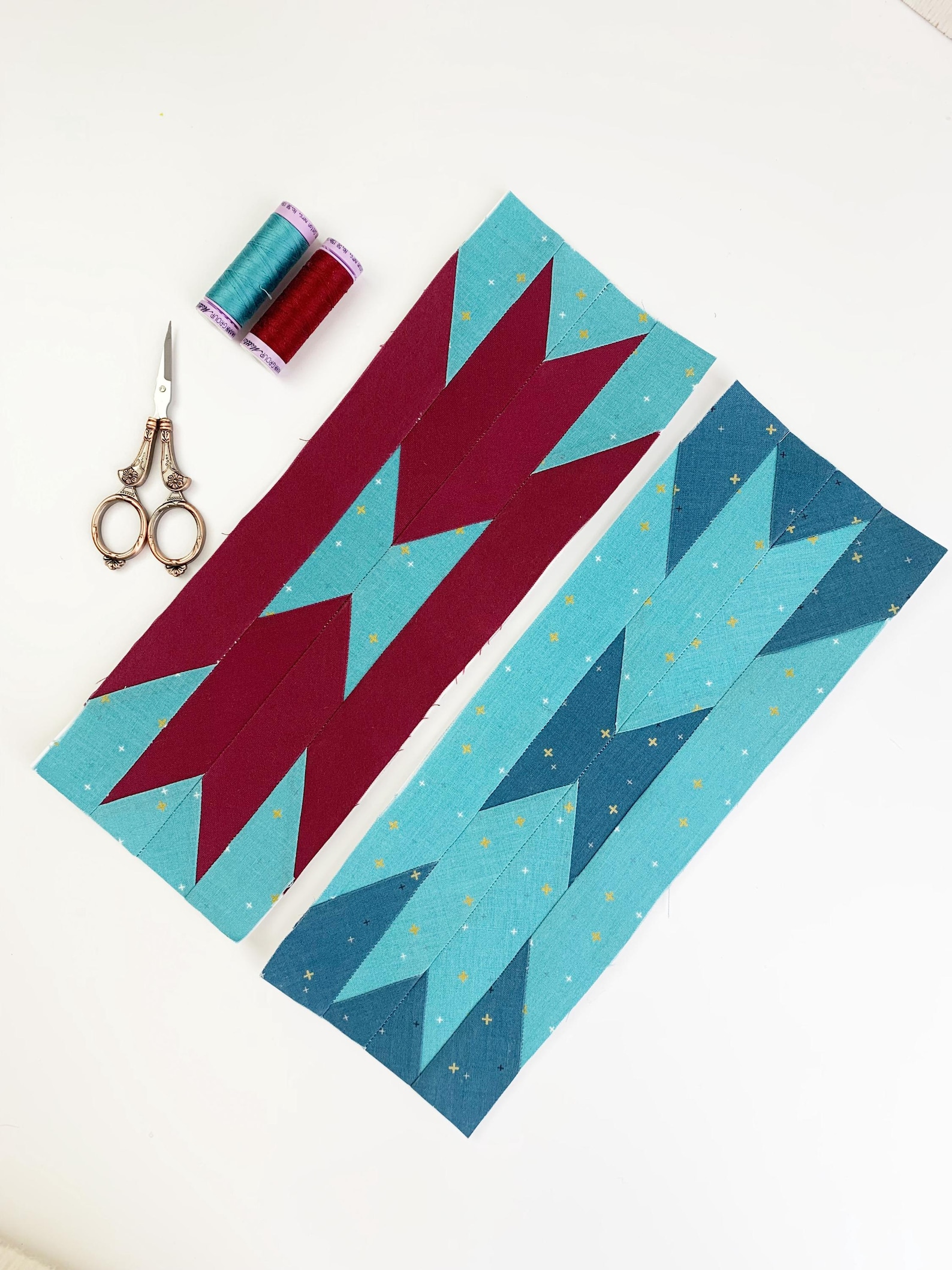 Southwest Quilt Border Block Pattern: Aztec Design, 3 Sizes (PDF ...