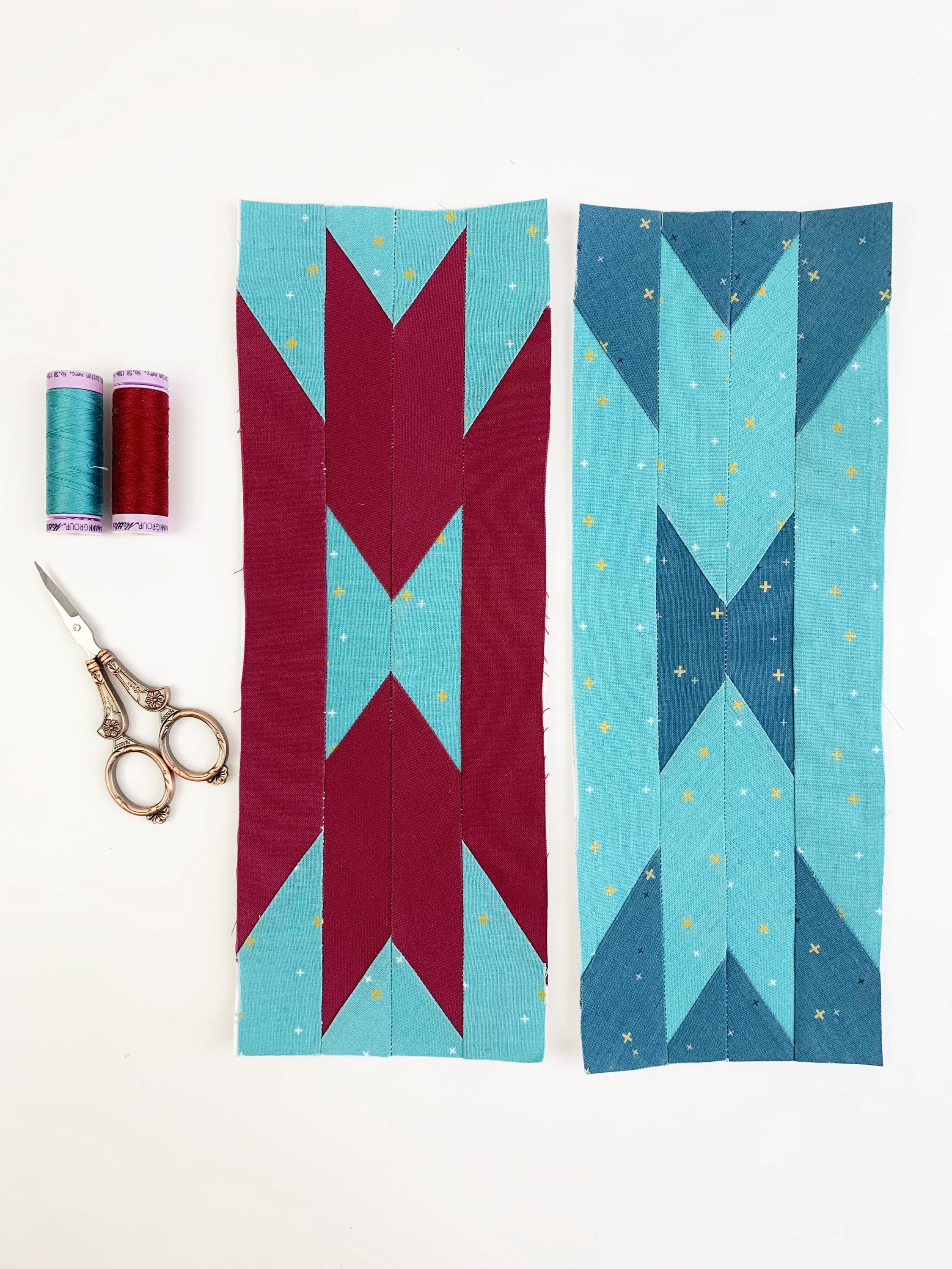 Southwest Quilt Border Block Pattern: Aztec Design, 3 Sizes (PDF ...