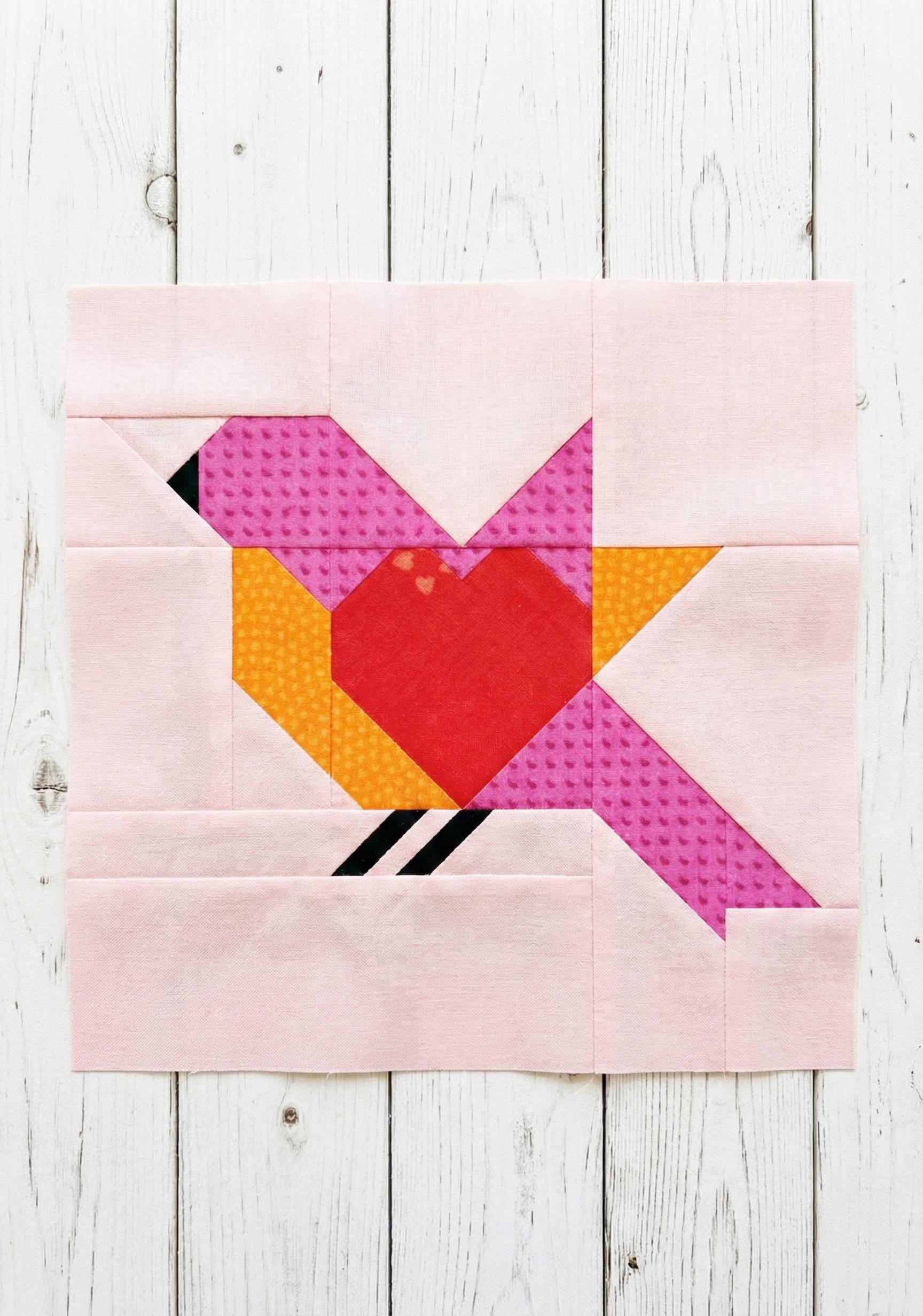 Bird Quilt Block 5 Sizes PDF Instant Download, Birds FPP Pattern. - Etsy