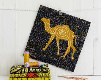 Camel Sewing Pattern, Camel Quilt Block Pattern PDF, Nursery Decor, Modern Quilt Pattern