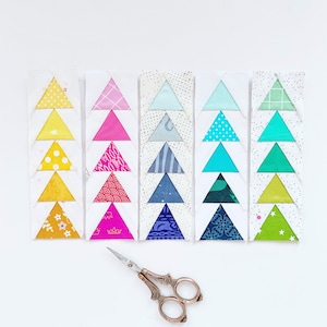 Flying Geese Quilt Block Pattern: Beginner FPP Patchwork (PDF Download)
