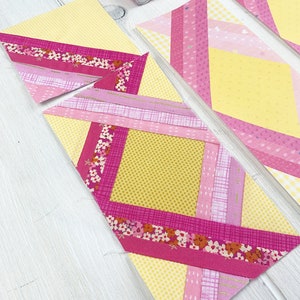 Interwoven Border Quilt Block Pattern: 12 Sizes (PDF Download)