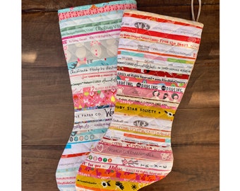 Patron de couture pour bas de Noël, téléchargement instantané PDF,