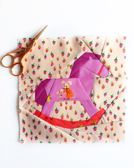 paper pieced horse quilt pattern quilt pattern