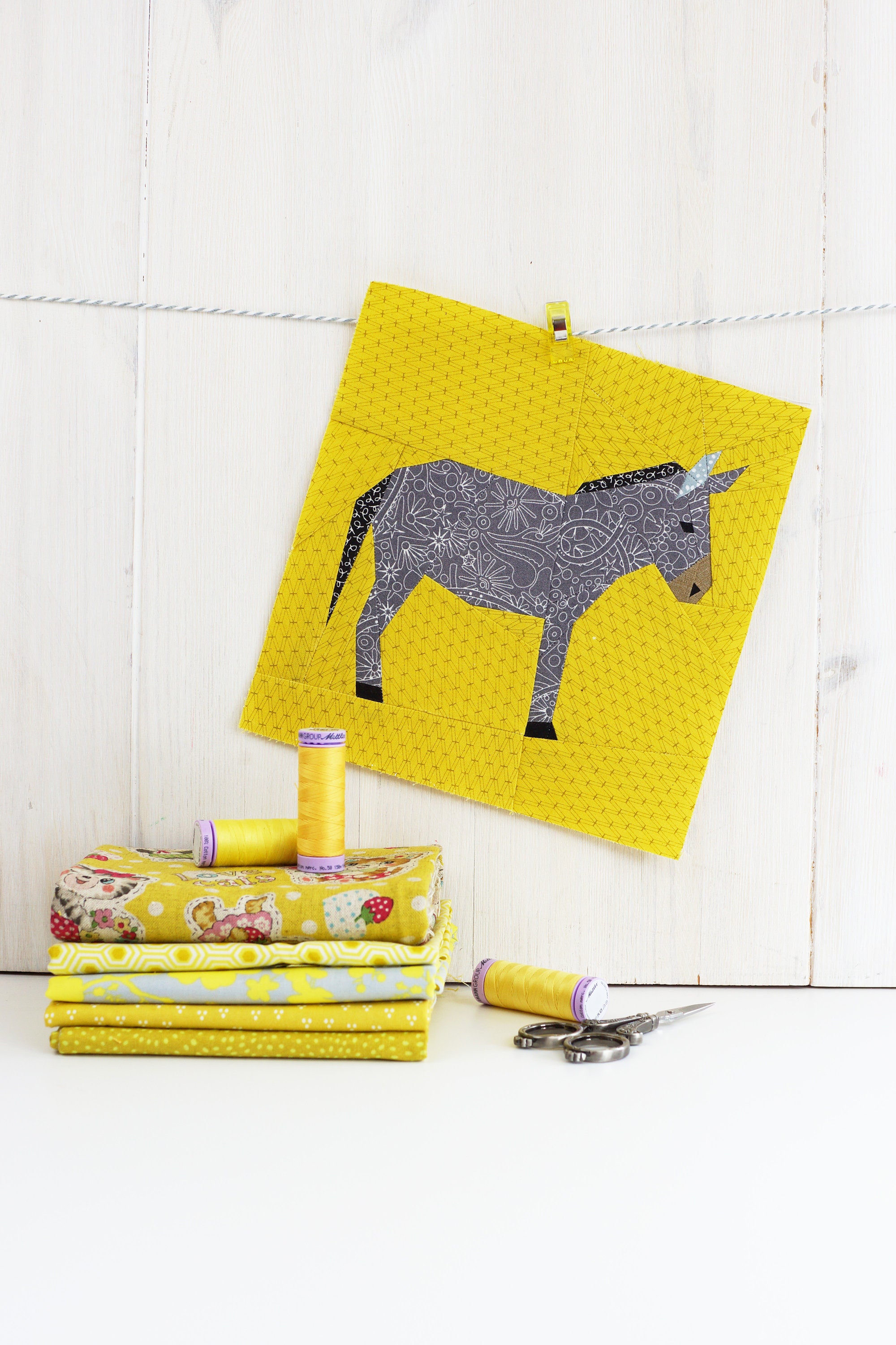 Donkey Quilt Block Pattern PDF Instant Download Patchwork Etsy